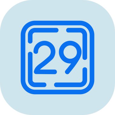 Simgenin vektör numarası, basit vektör illüstrasyonu