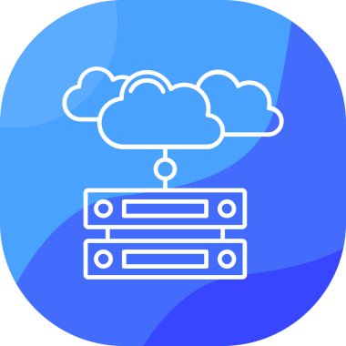 veri bulut hesaplama simgesi - özet biçimi