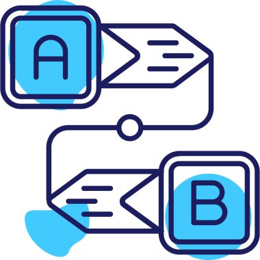 E- posta simgesi vektör illüstrasyonu