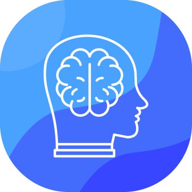 İnsan beyin vektör simgesi