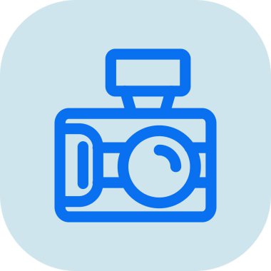 kamera simgesi vektör illüstrasyonu