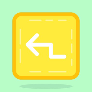 ok simgesinin vektör illüstrasyonu