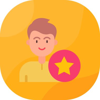 Düz biçimli Avatar insan simgesi