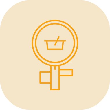 Beyaz arkaplanda vektör kadın cinsiyet simgesi.