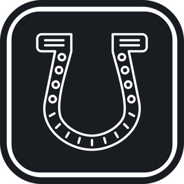 At nalı. Web simgesi basit illüstrasyon