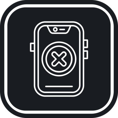 vektör cep telefon simgesi