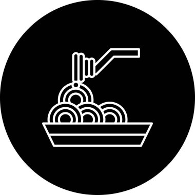 Gıda simgesinin vektör illüstrasyonu