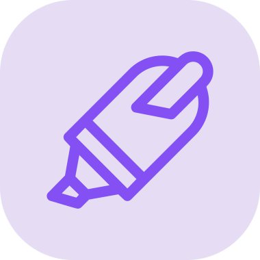 Kalem. Web simgesi basit illüstrasyon