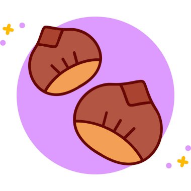 çikolata simgesi, vektör illüstrasyonu