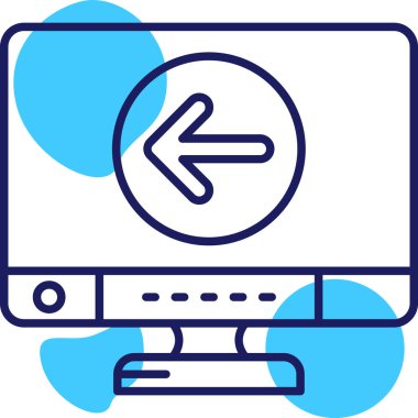 İnternet web simgesi basit tasarım