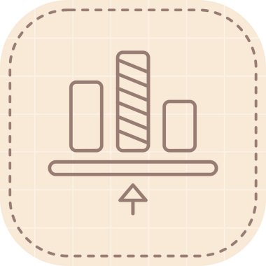 Çizgi film simgesinin vektör çizimi