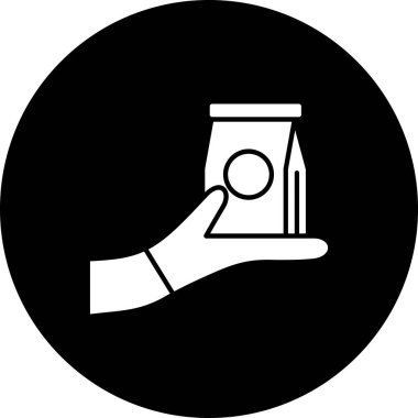 Gıda simgesinin vektör illüstrasyonu