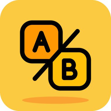 Beyaz arkaplanda ana hatlı abc harfleri simgesi izole edildi. Alfabe alfabesinde bir harf, b, öğrenme. vektör