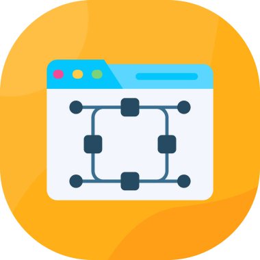 Ağ web simge vektör çizim