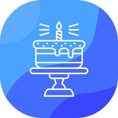 Mum simgesi vektör illüstrasyonu