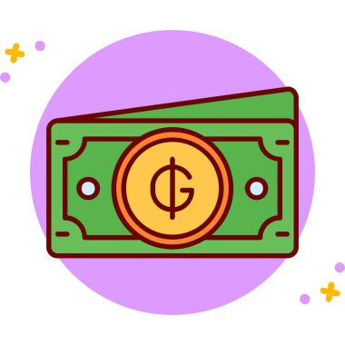 Dolar işareti. Basit tasarım