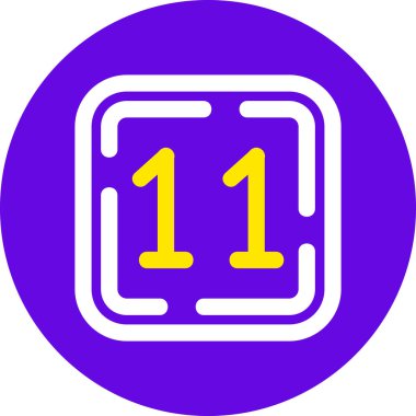 number one icon vector illustration