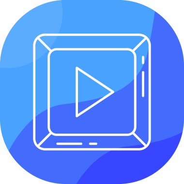 video simgesi, modern vektör illüstrasyon tasarımı