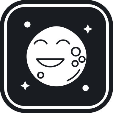 Ay simgesi işaret vektör illüstrasyonu 