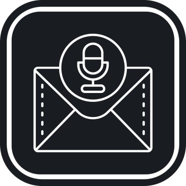 E- posta simgesi, vektör illüstrasyon tasarımı