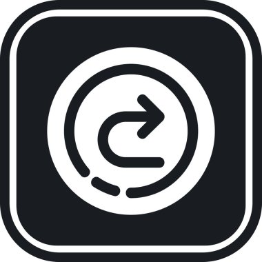 Web tasarımını yenilemek için vektör simgesini yenile.