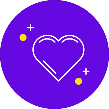 Aşk simgesi vektör illüstrasyonu