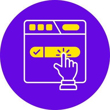 Kredi kartıyla. Basit resimleme