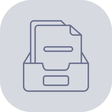 dizin dosya vektör satırı simgesi, imza, illüstrasyon