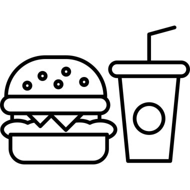 Hamburger lokanta simgesi