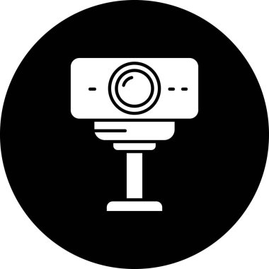 kamera simgesi vektör illüstrasyonu