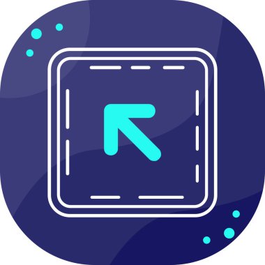 Tek bir simgenin vektör illüstrasyonu