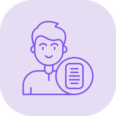 Kitap öğrenme simgesi, modern vektör illüstrasyonu