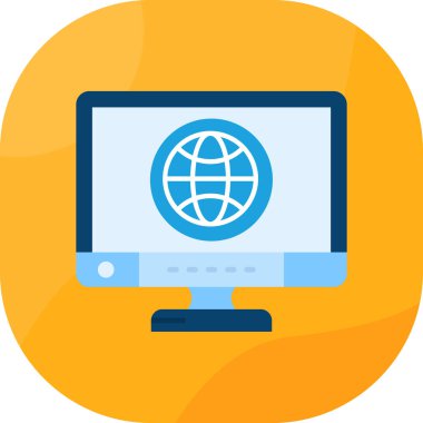 internet web vektör simgesi