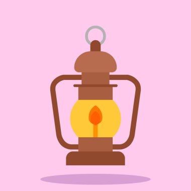 Fener vektör simgesi. Web ve mobil tasarım için vektör illüstrasyonu.