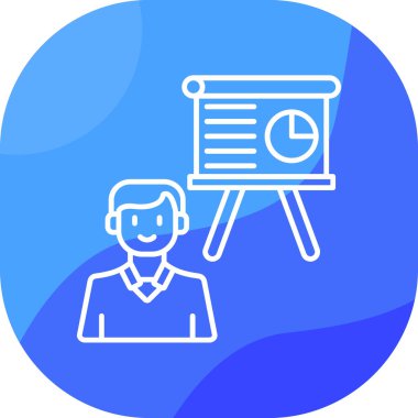 İş simgesinin vektör illüstrasyonu