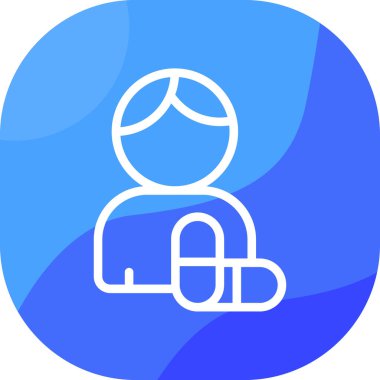 Bir adamın vektör illüstrasyonu