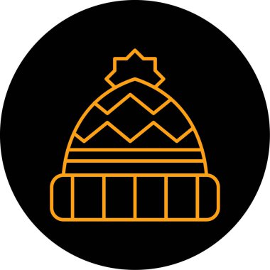 Bir noel simgesinin vektör illüstrasyonu