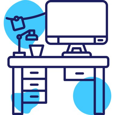 Ofis masası. Basit tasarım