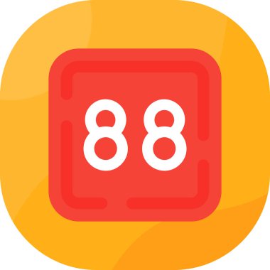 8 numaralı vektör simgesi vektör illüstrasyon grafik arkaplanı