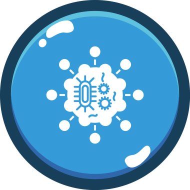 Kar tanesi. Web simgesi basit illüstrasyon