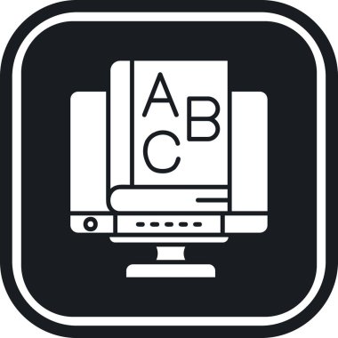 dizüstü bilgisayar simgesi, vektör illüstrasyonu