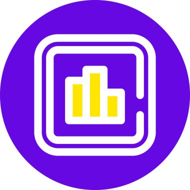 Bar çizelgesi. Web simgesi