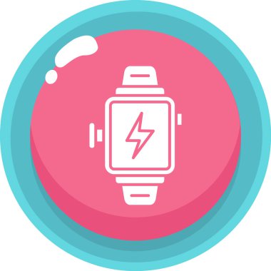 Akıllı saat. Basit ağ simgesi