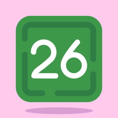 Takvim simgesi. vektör illüstrasyonu.