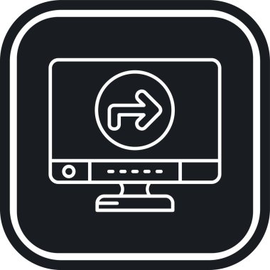 seo modern simgesinin vektör illüstrasyonu