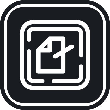 Modern bir simgenin vektör illüstrasyonu