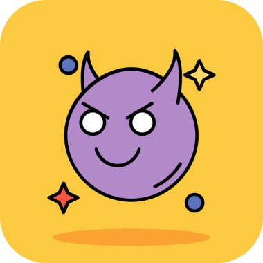 şirin cadılar bayramı vektör çizimi.