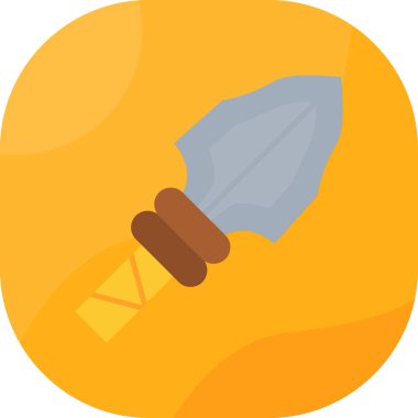 Bıçak simgesi, vektör illüstrasyonu