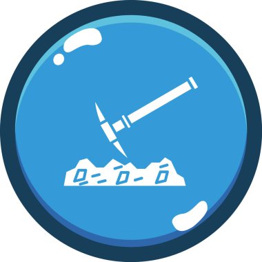 Bir termometrenin modern bir simgesinin vektör çizimi