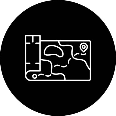 Harita işaretleyici vektör illüstrasyonuName